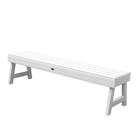 Highwood Usa 5ft Weatherly Picnic Bench Outdoor Furniture for Patio, Backyard, Garden AD-BENN3-WHE